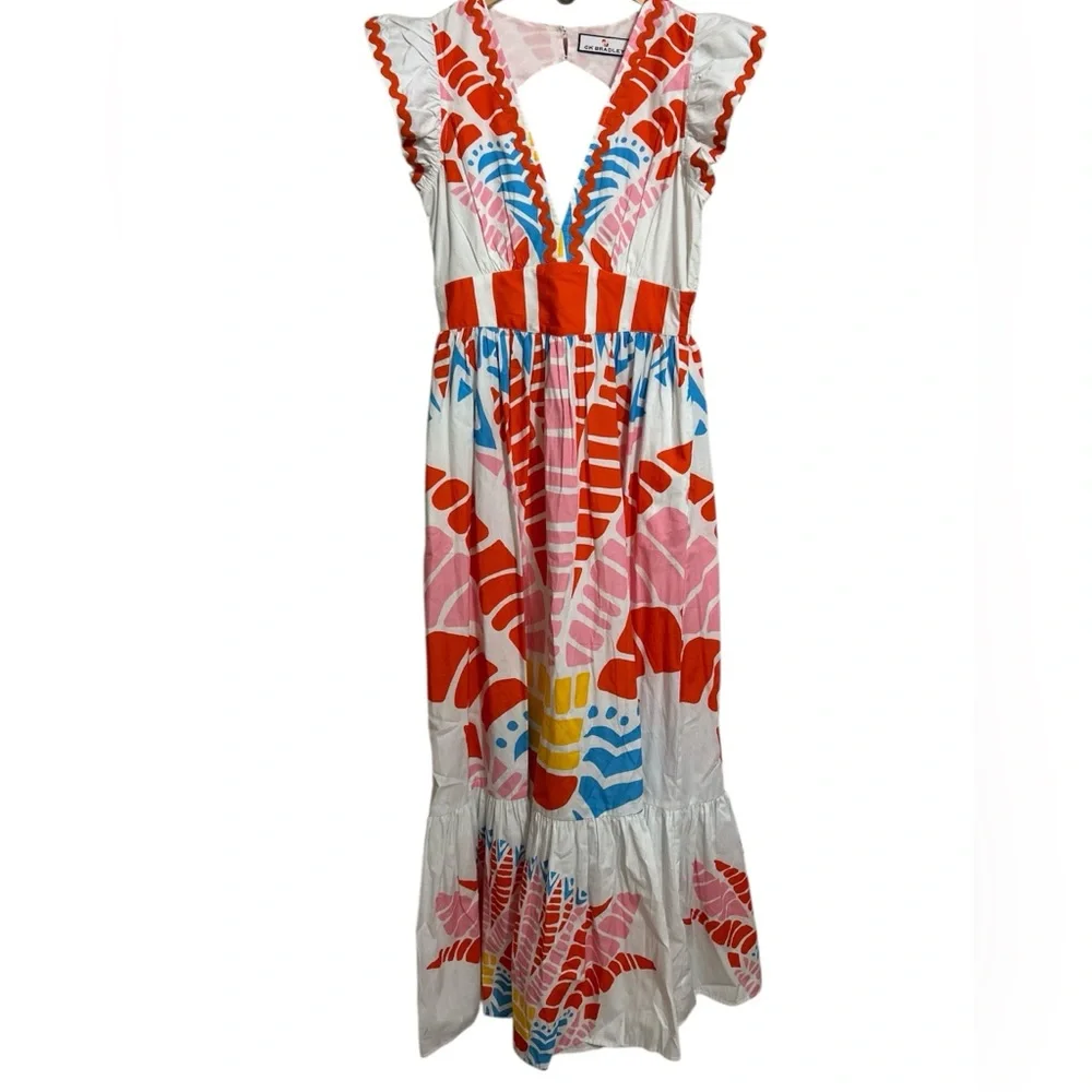 ⭐️CK BRADLEY henning dress in papyrus punch⭐️ - Picture 3 of 4